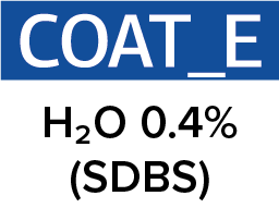 coat_e h₂o 0.4% (sdbs)
